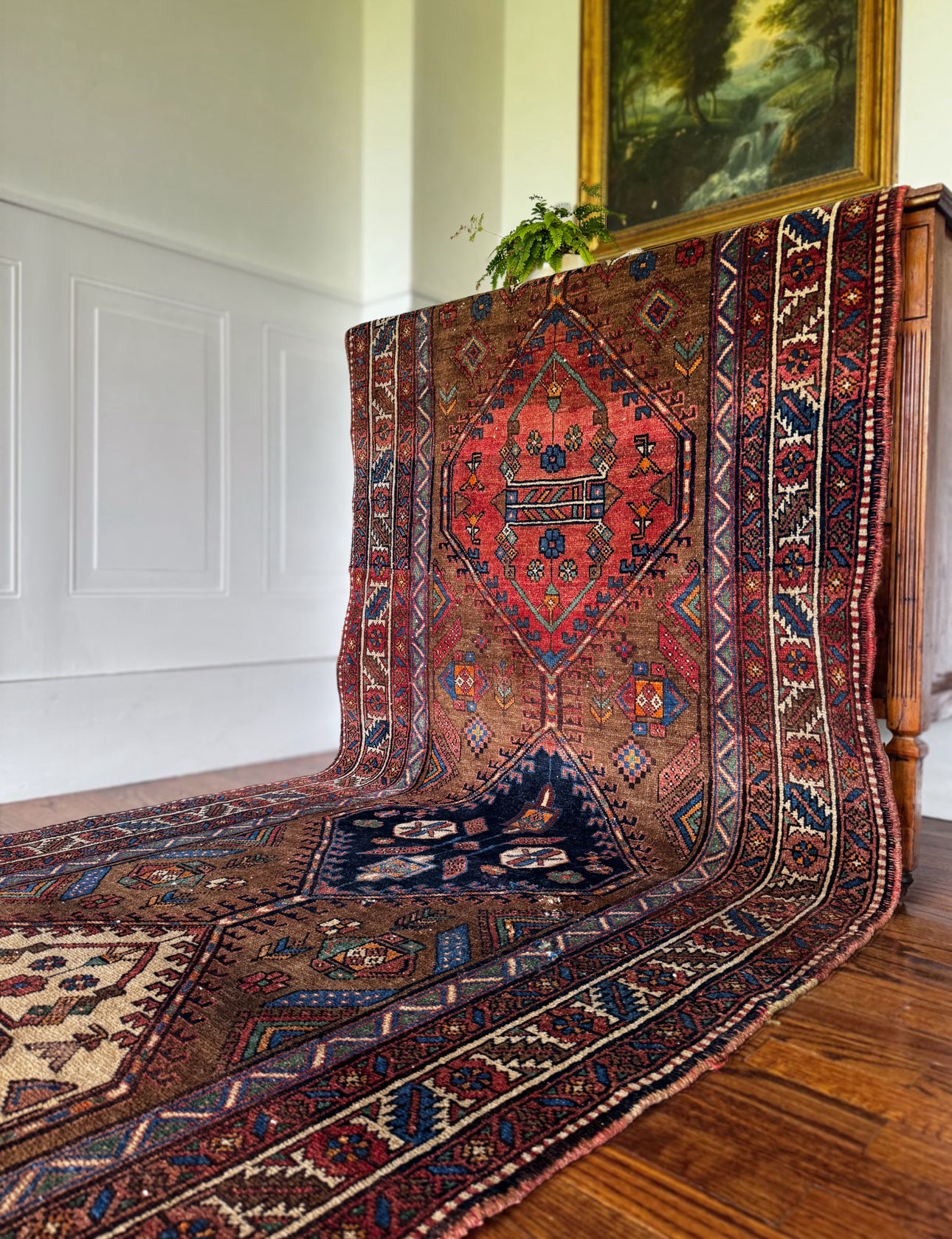 Vintage Desert Jewel Runner 3’6 x 13’10