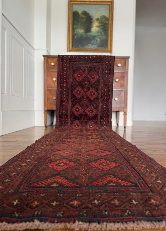 Vintage Ember Passage Runner 2’2 x 8’6 circa 1960-1970