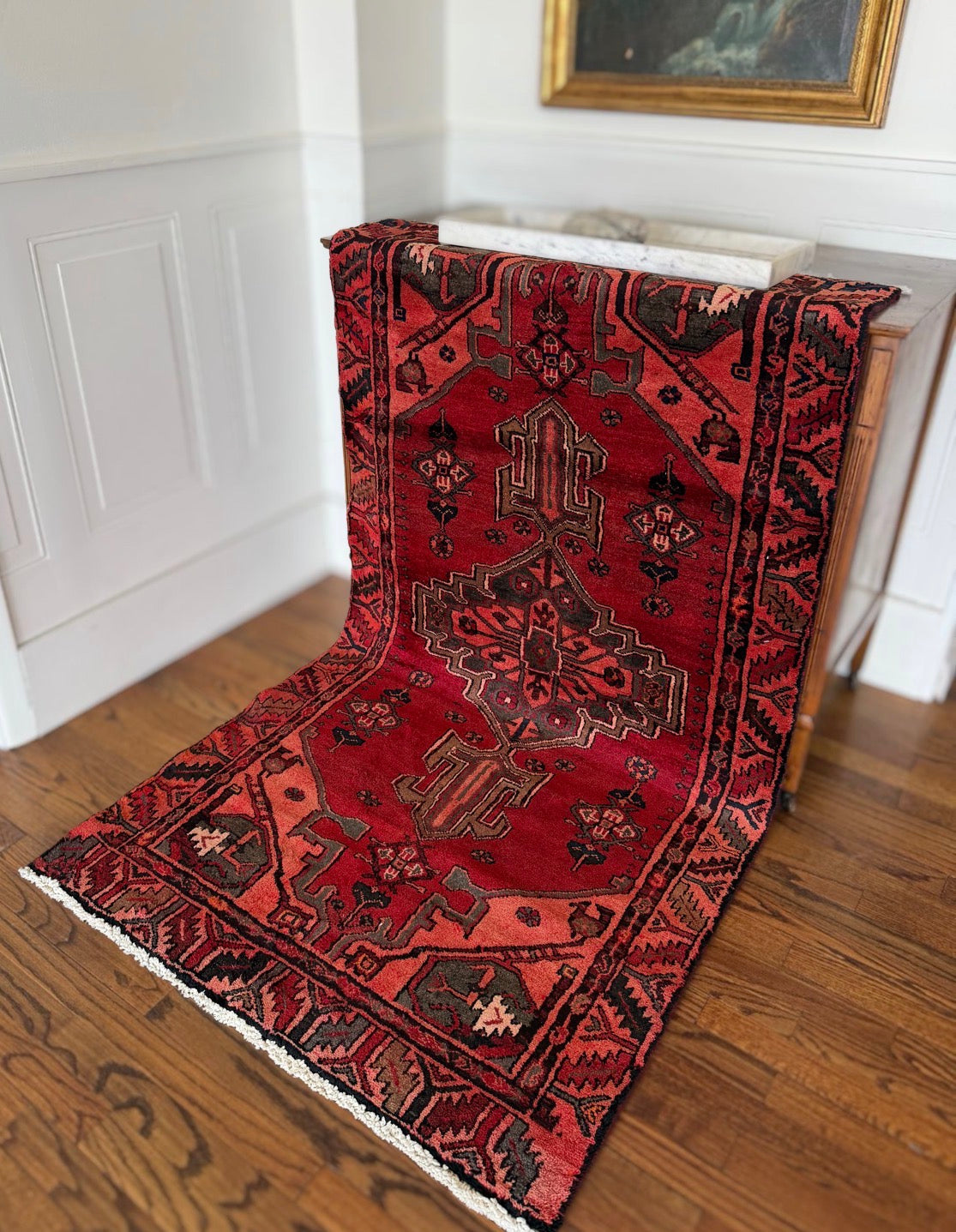 Vintage Fireglyph 3’3 x 6’4 circa 1930-1940