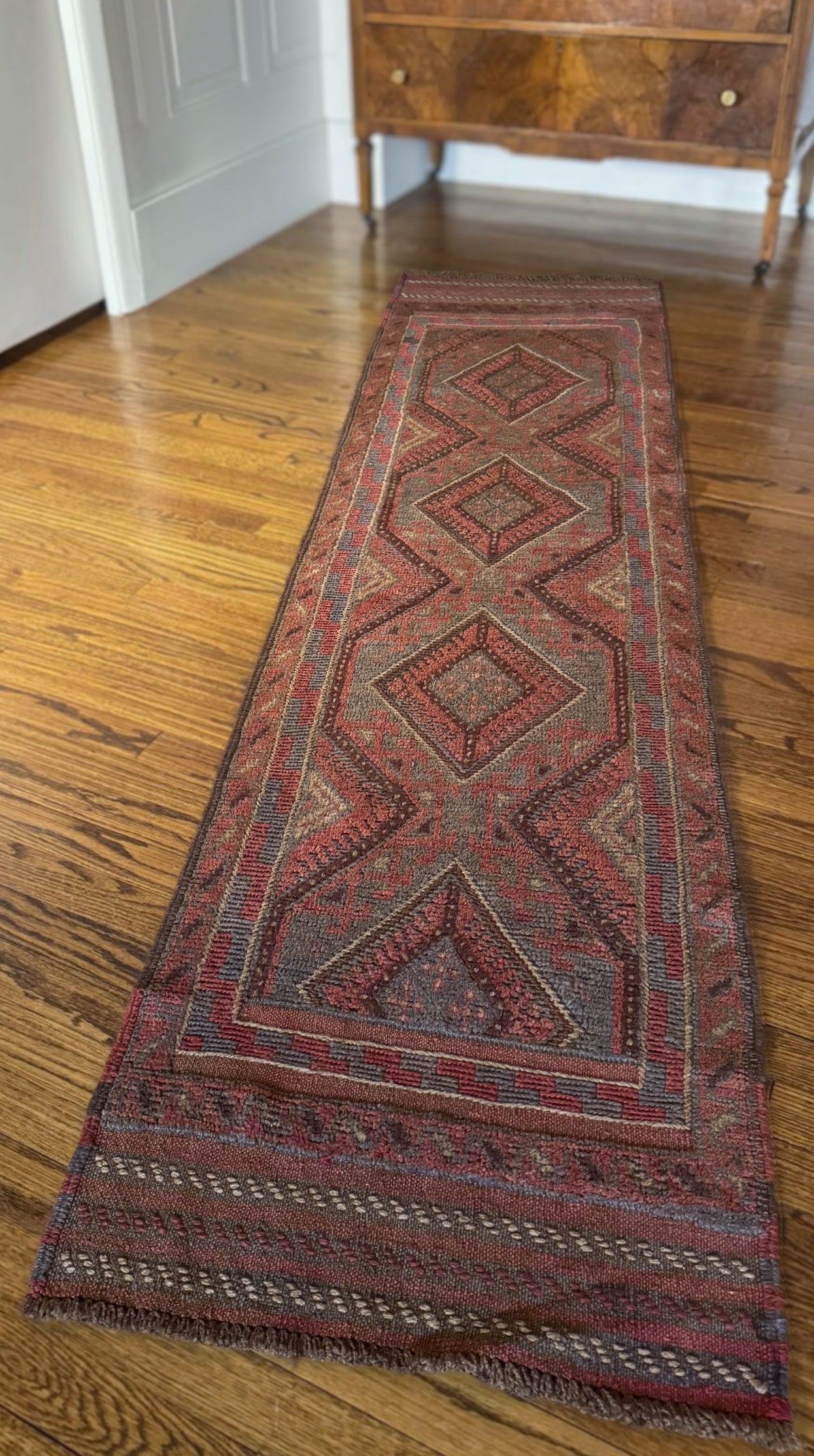 Antique Baluch Camel Hair Runner | 2’ × 7’9” | Circa 1910–1930
