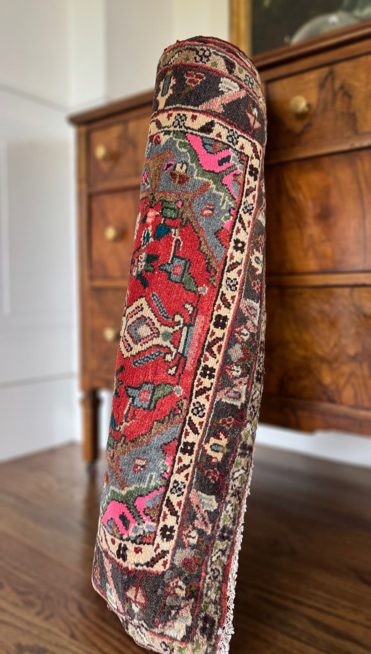 Vintage Persian Medallion No. 74 2’10 x 9’8