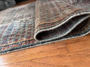 Vintage Handmade Wool Rug circa 1911-1940 (4 x 8.10 ft)