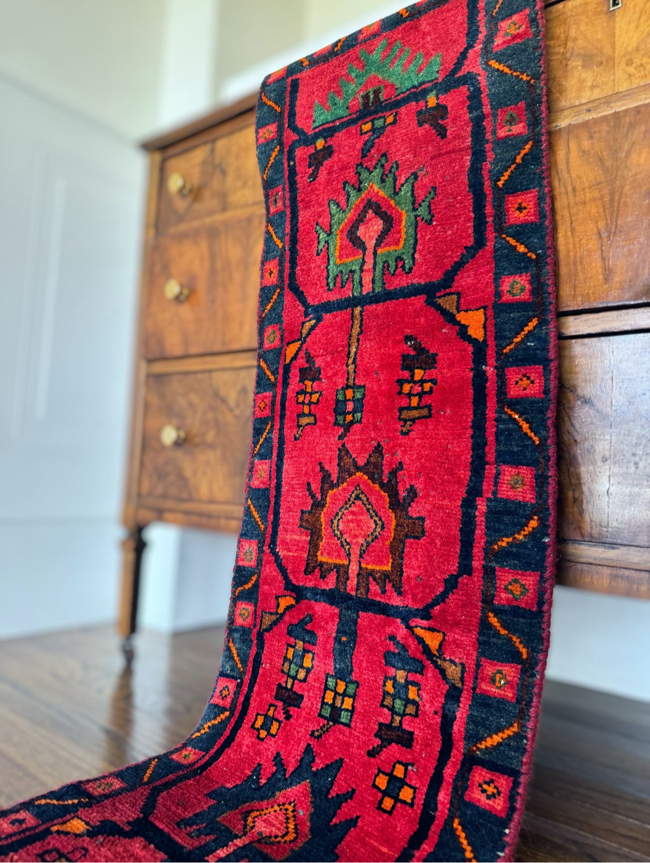 Vintage Anatolian slim runner 1’4 x 8’9