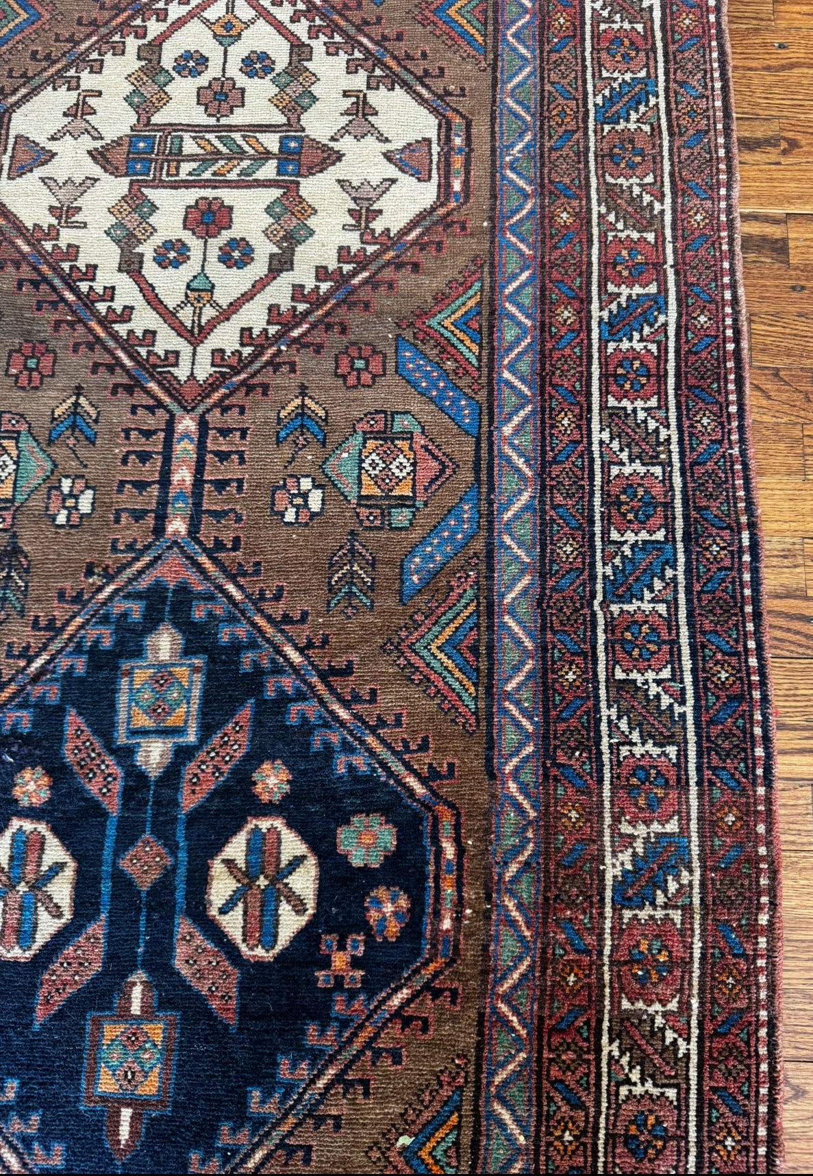 Vintage Desert Jewel Runner 3’6 x 13’10