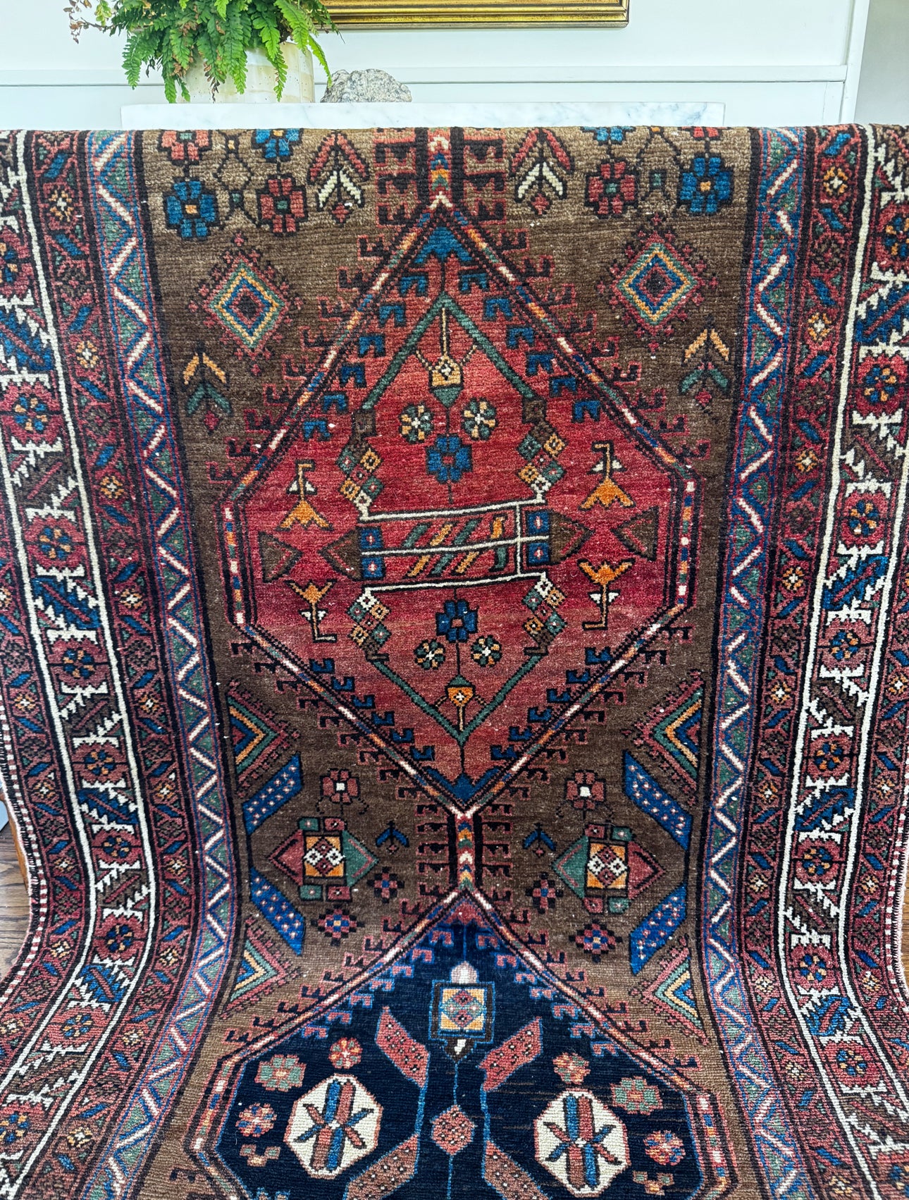 Vintage Desert Jewel Runner 3’6 x 13’10