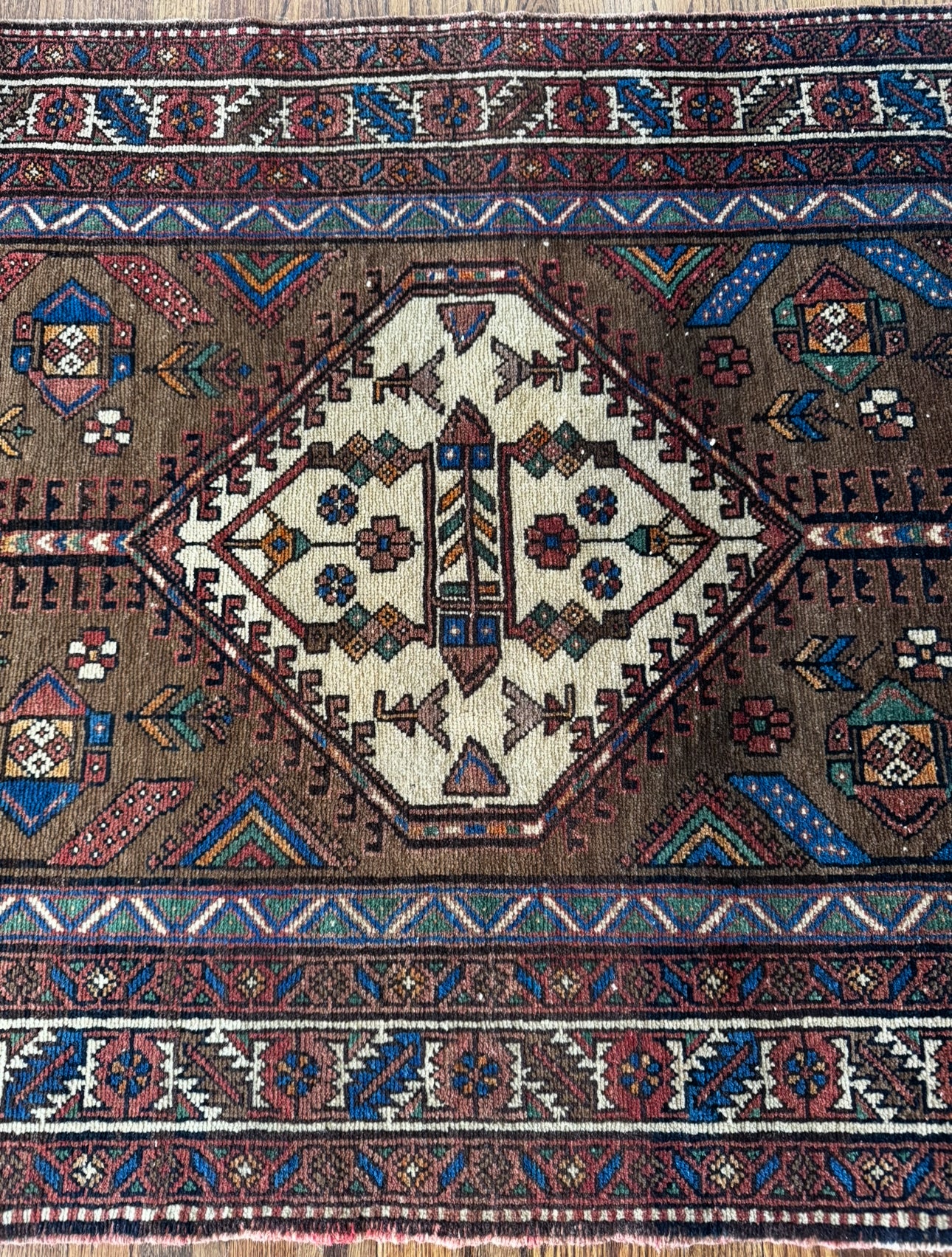 Vintage Desert Jewel Runner 3’6 x 13’10