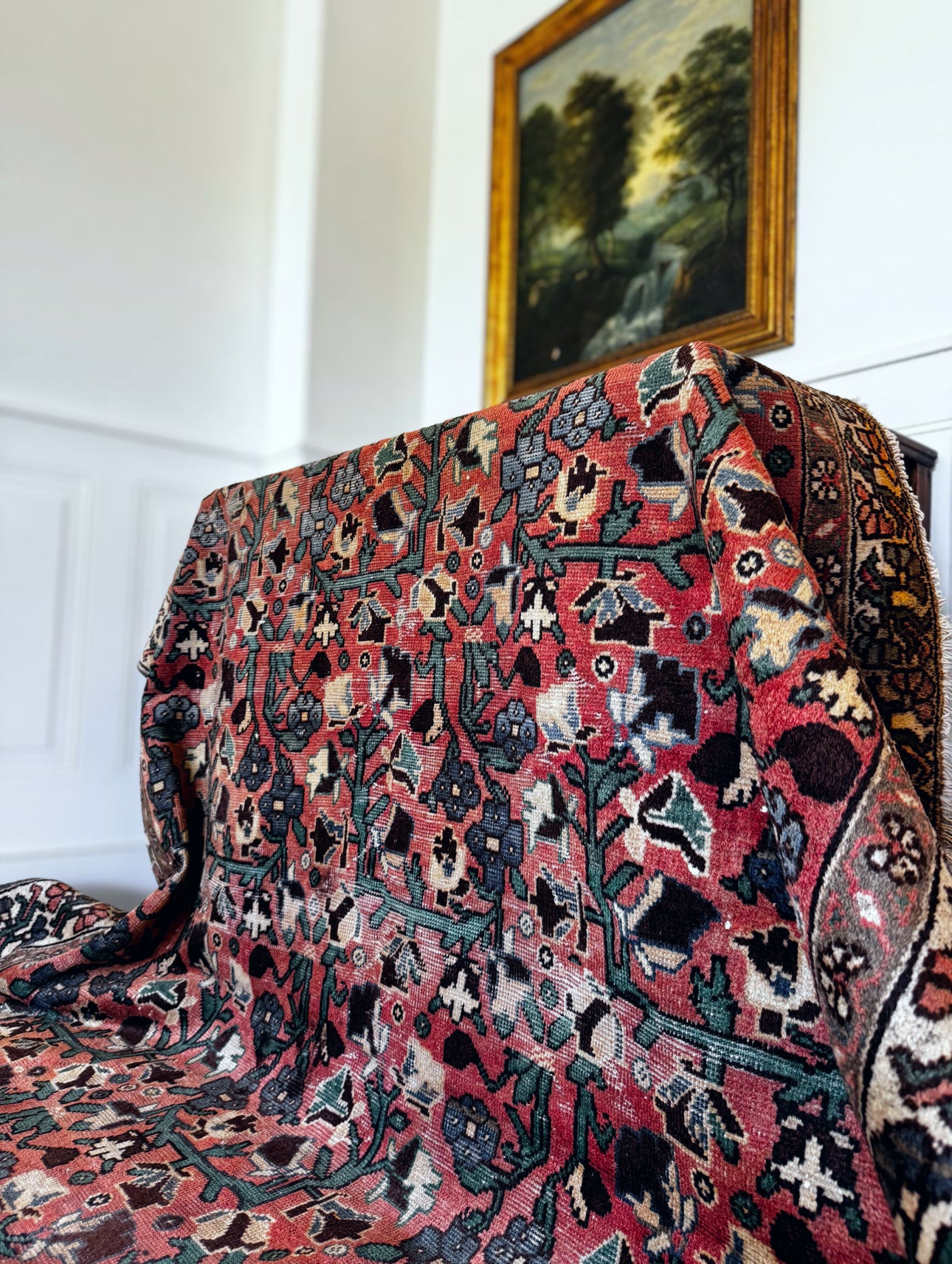 Vintage twilight canopy rug 6’6 x 9’4