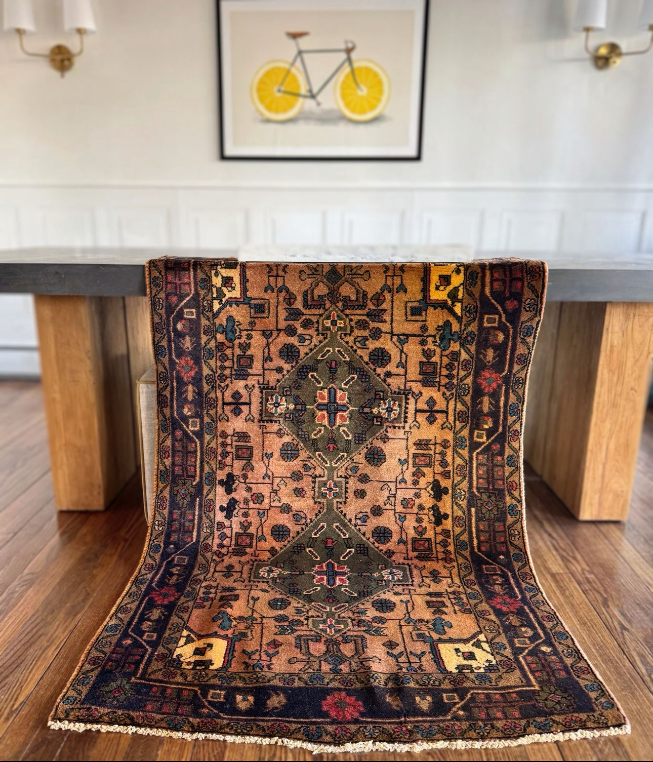 Vintage wool Anatolian rug
3’4” X 5’3