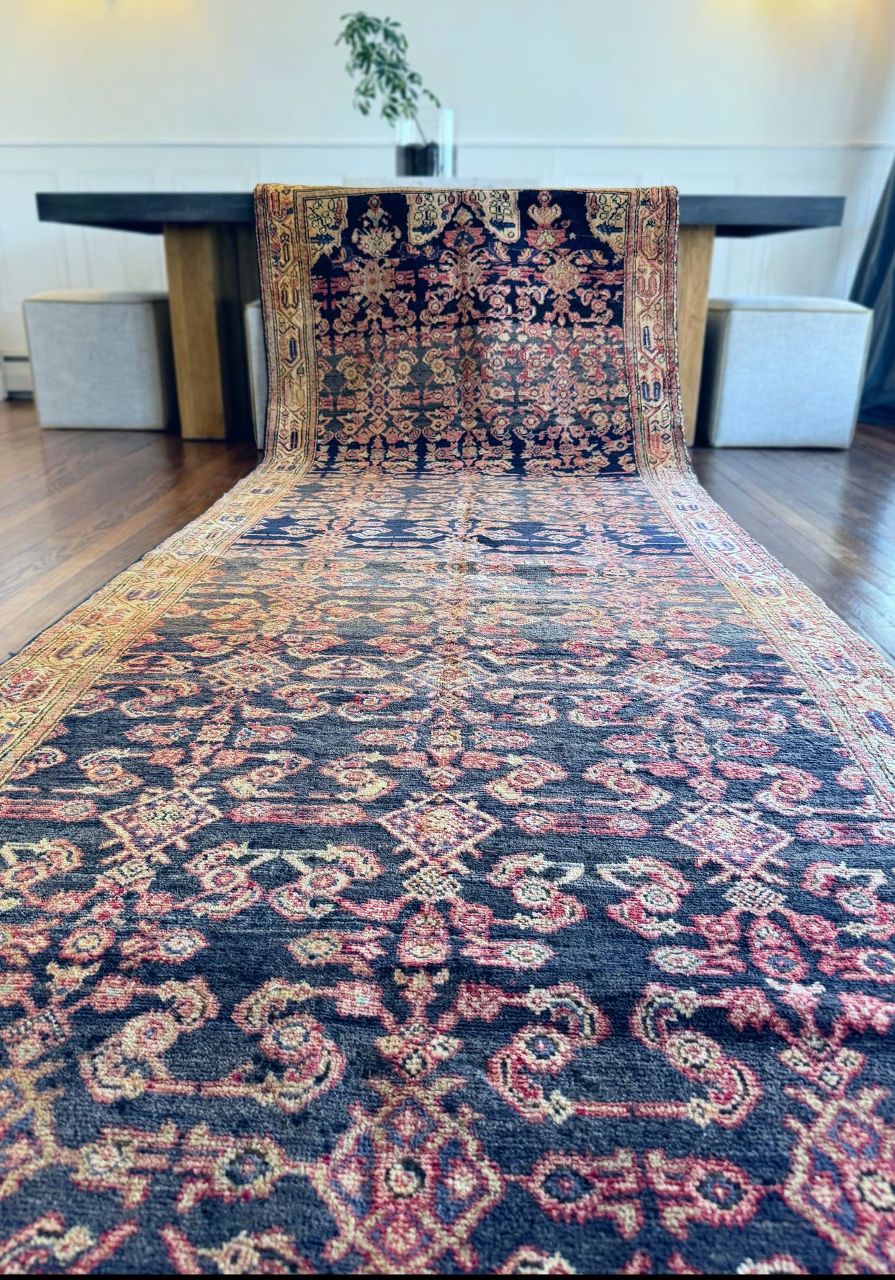 Vintage Handmade Anatolian Rug 4’ 2 x 13’
