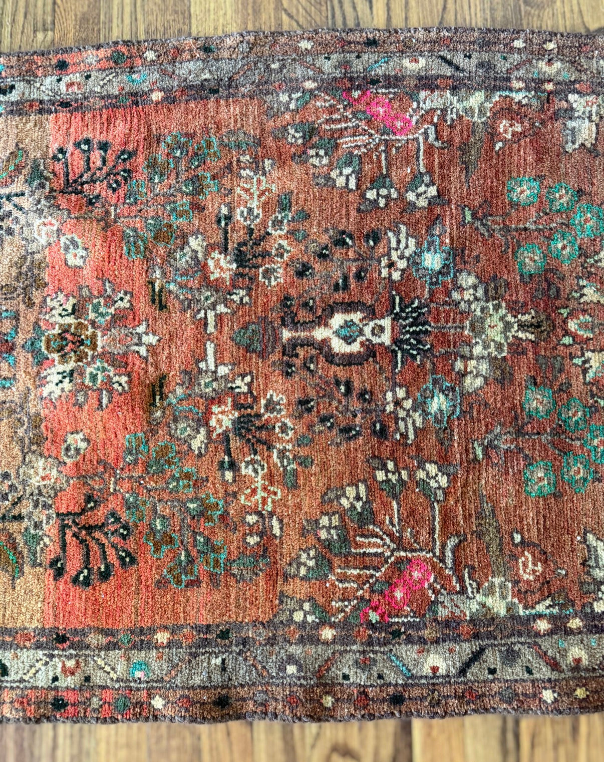 Vintage Melon Blossom Runner 2’7 x 9’2