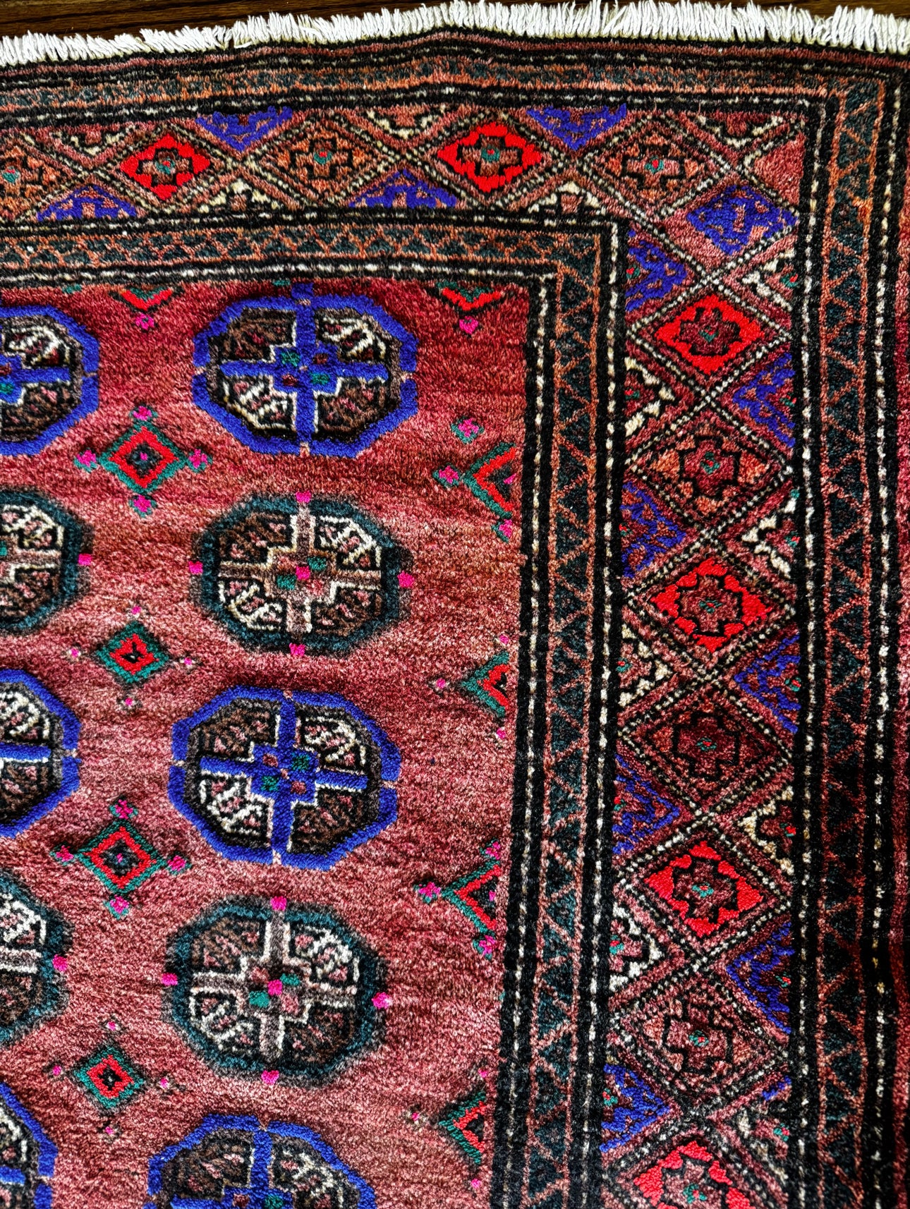 Vintage Electric Tekke Rug
3’10 x 7’5