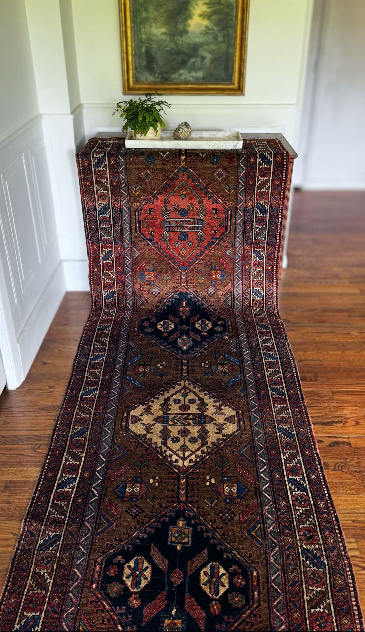 Vintage Desert Jewel Runner 3’6 x 13’10