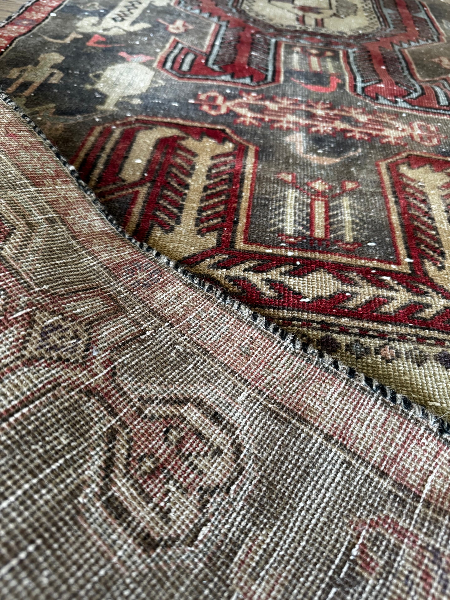 Vintage Rooster Revival Rug 3’ x 10’3