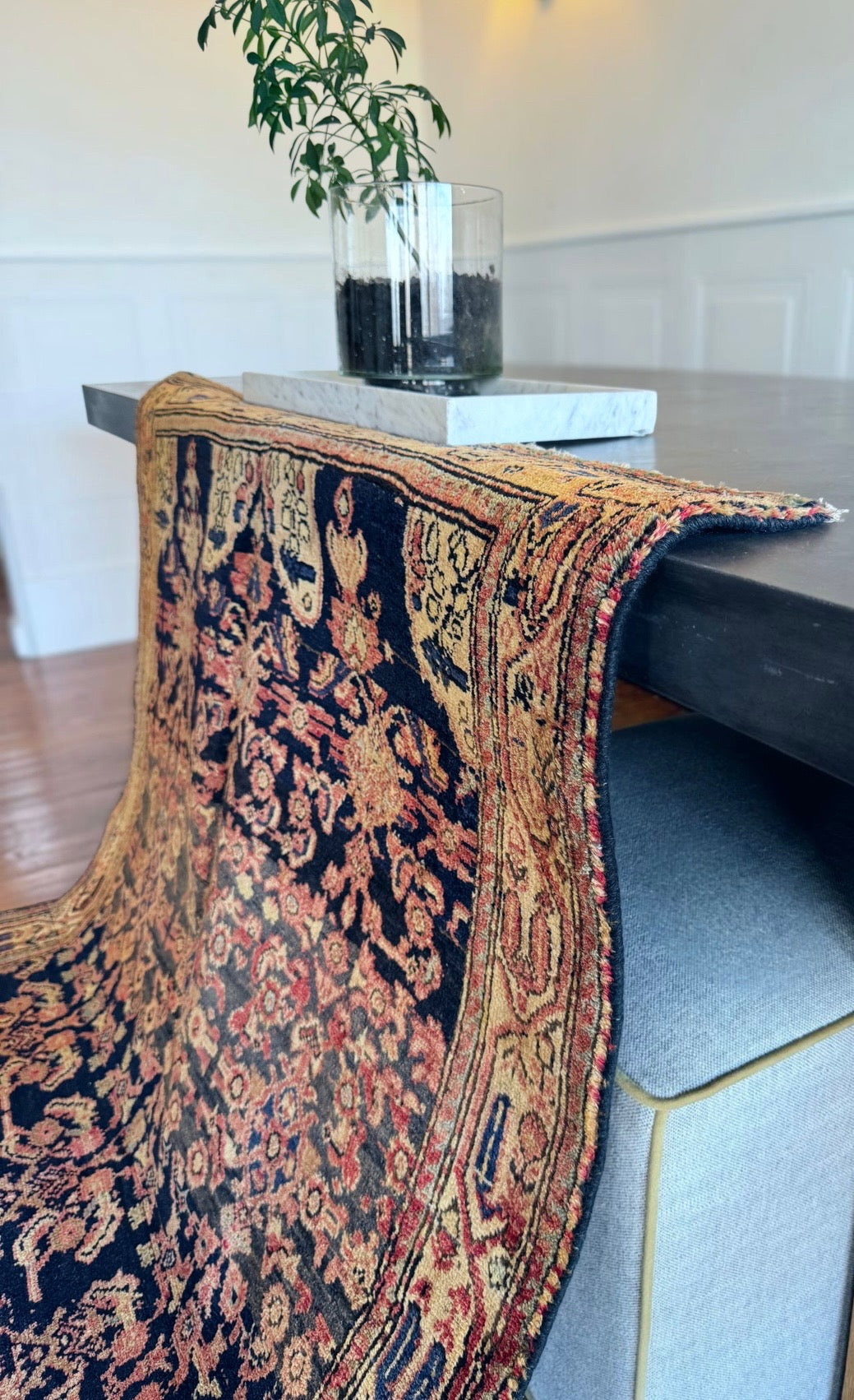 Vintage Handmade Anatolian Rug 4’ 2 x 13’