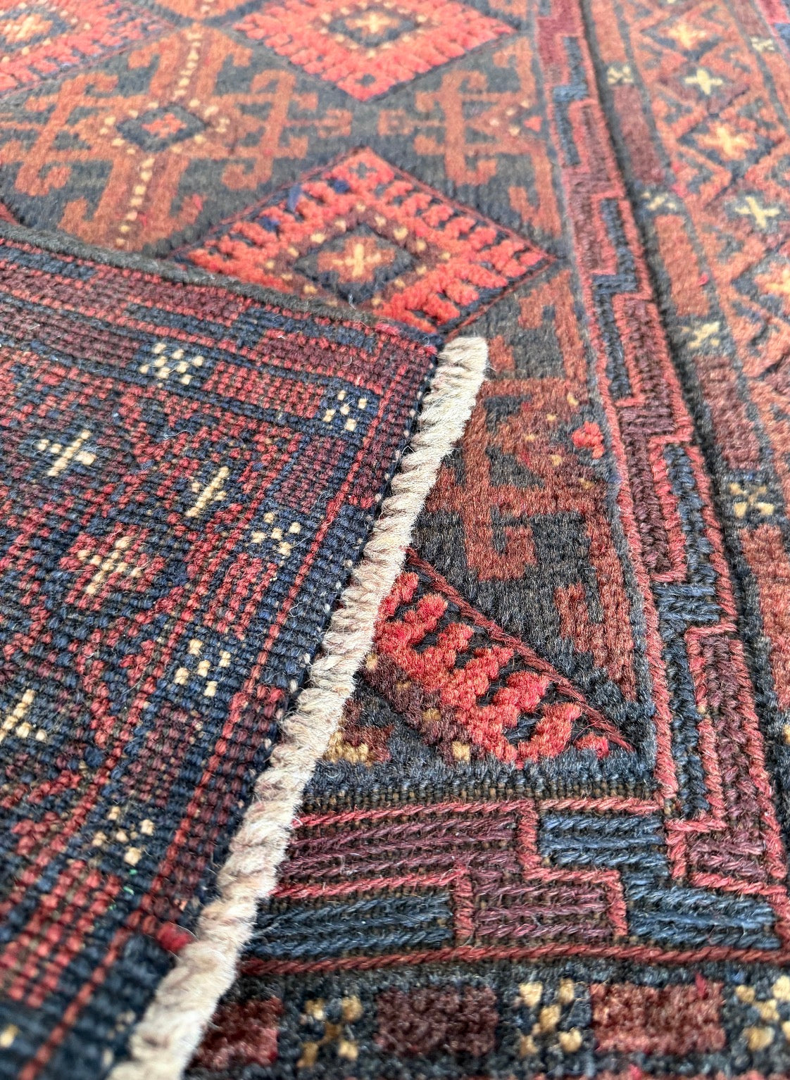 Vintage Ember Passage Runner 2’2 x 8’6 circa 1960-1970