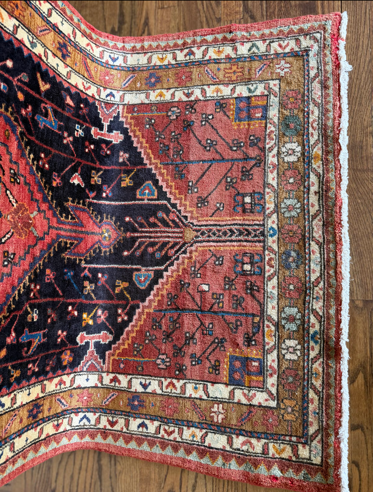 Vintage Anatolian Stillwork Runner (3’8” x 6’1”)