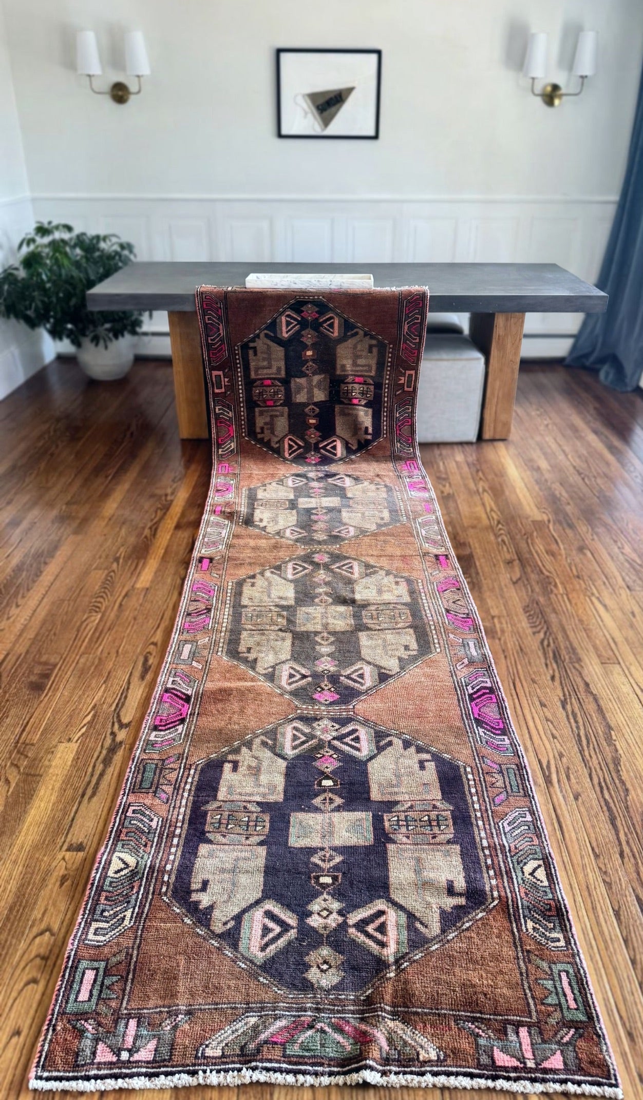 Vintage Turkish Runner 3’4 x 12’7