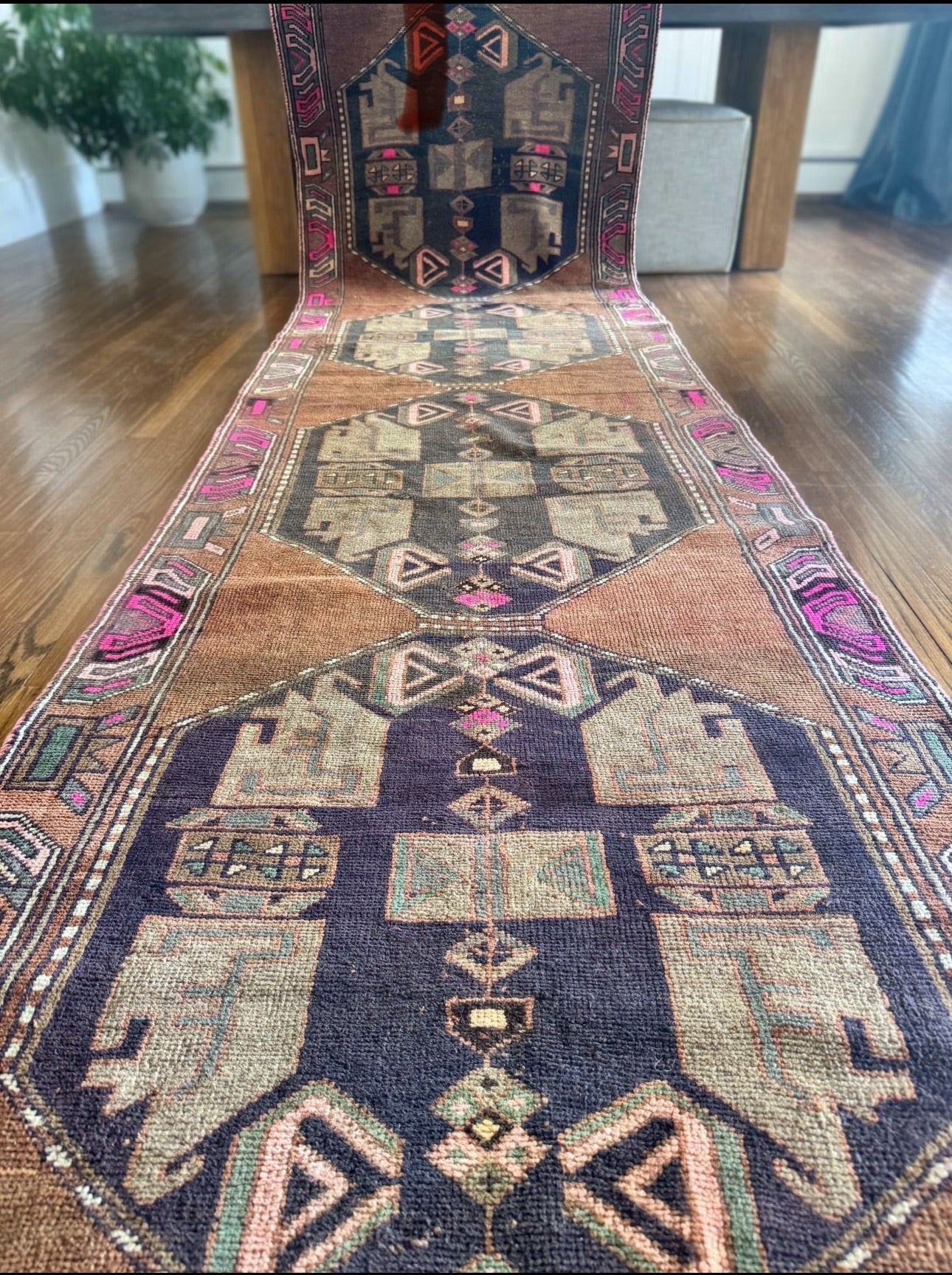 Vintage Turkish Runner 3’4 x 12’7