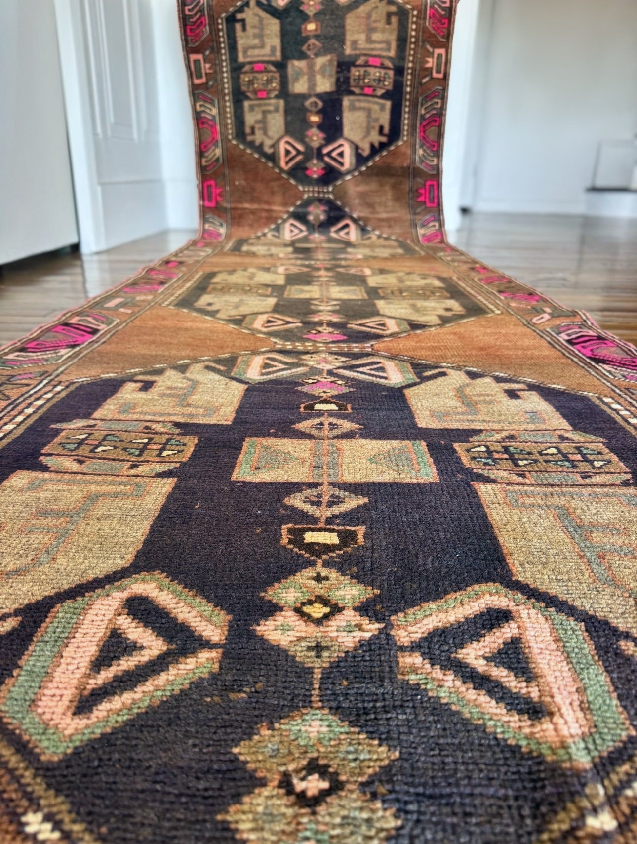 Vintage Turkish Runner 3’4 x 12’7