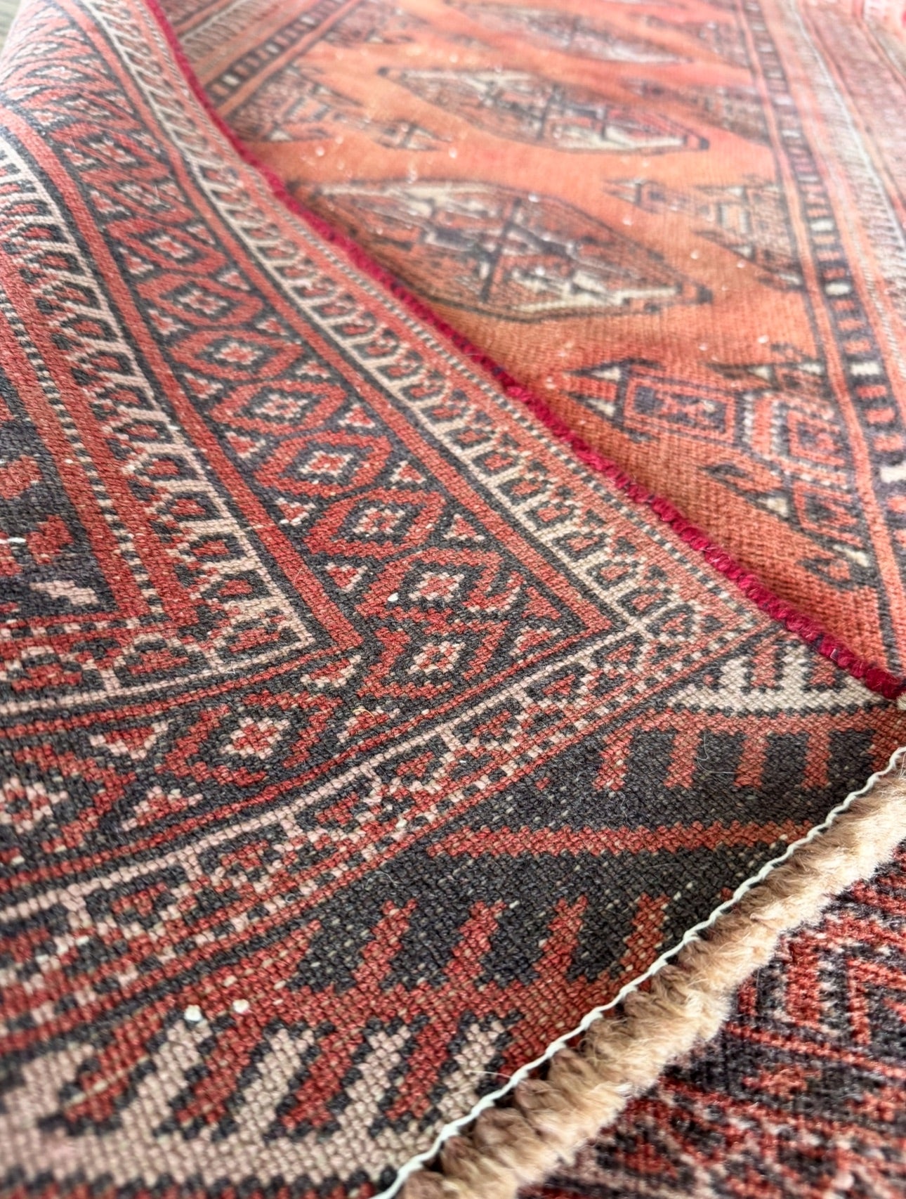 Vintage Turkish tribal runner 2’2 x 8’2