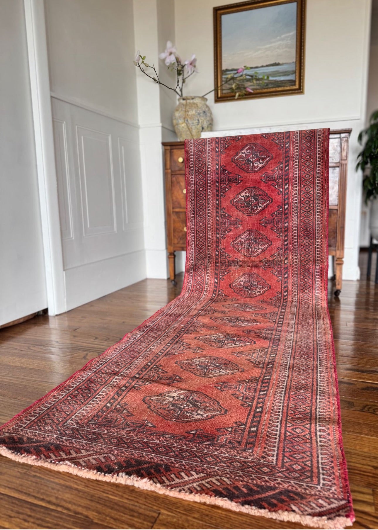 Vintage Turkish tribal runner 2’2 x 8’2