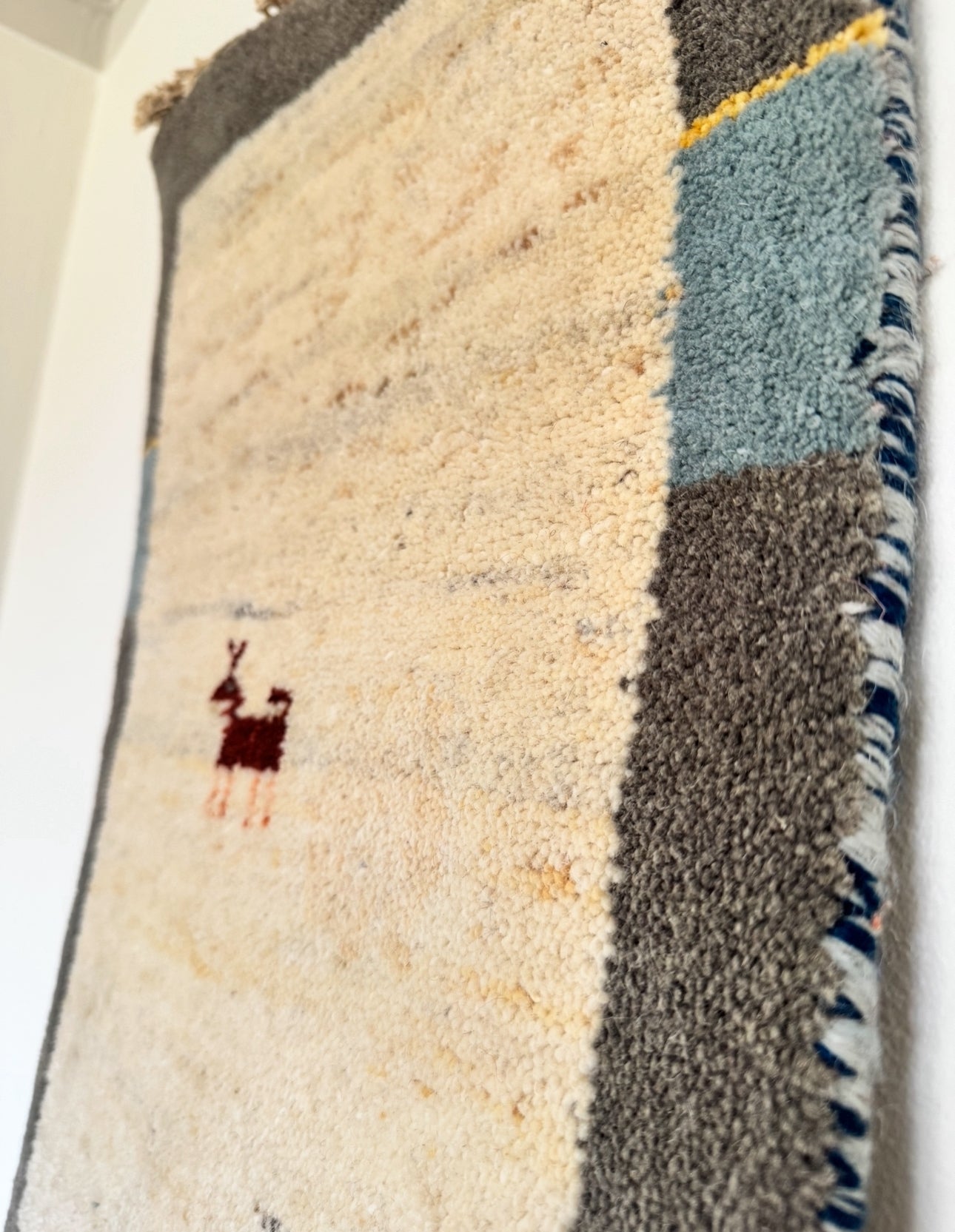 Semi vintage Gabbah rug 1’4 x 2’