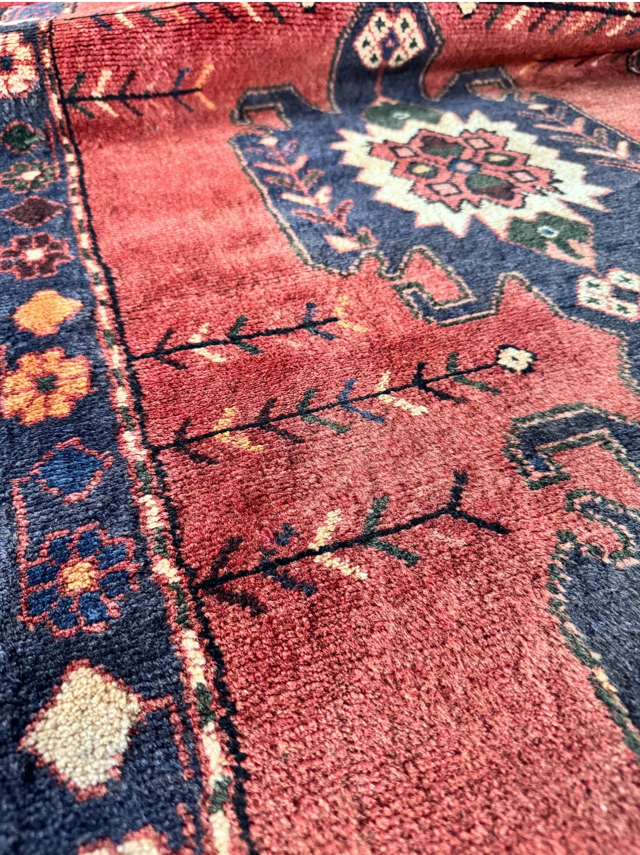 Vintage Turkish Bird Runner 3’x9’2