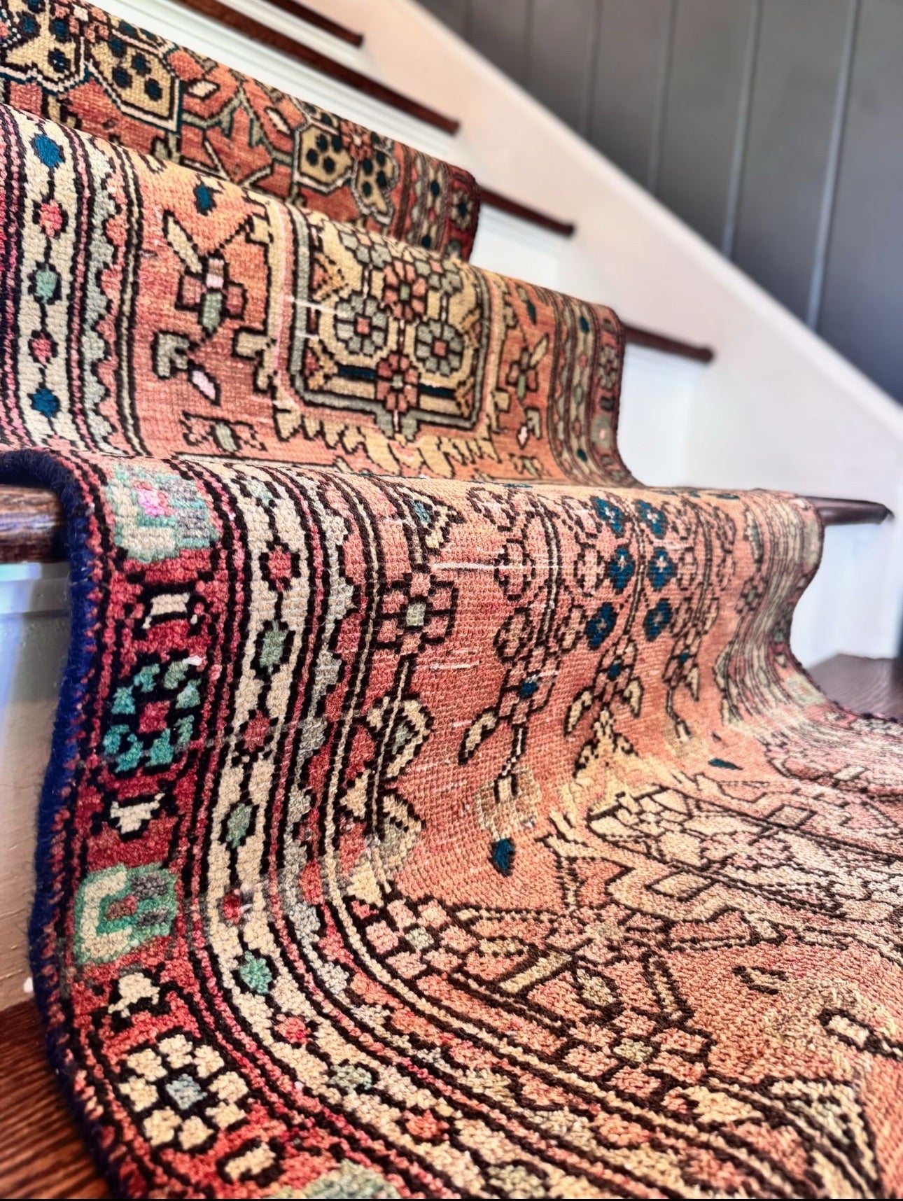 Vintage floral Adana runner 2’8 x 9’