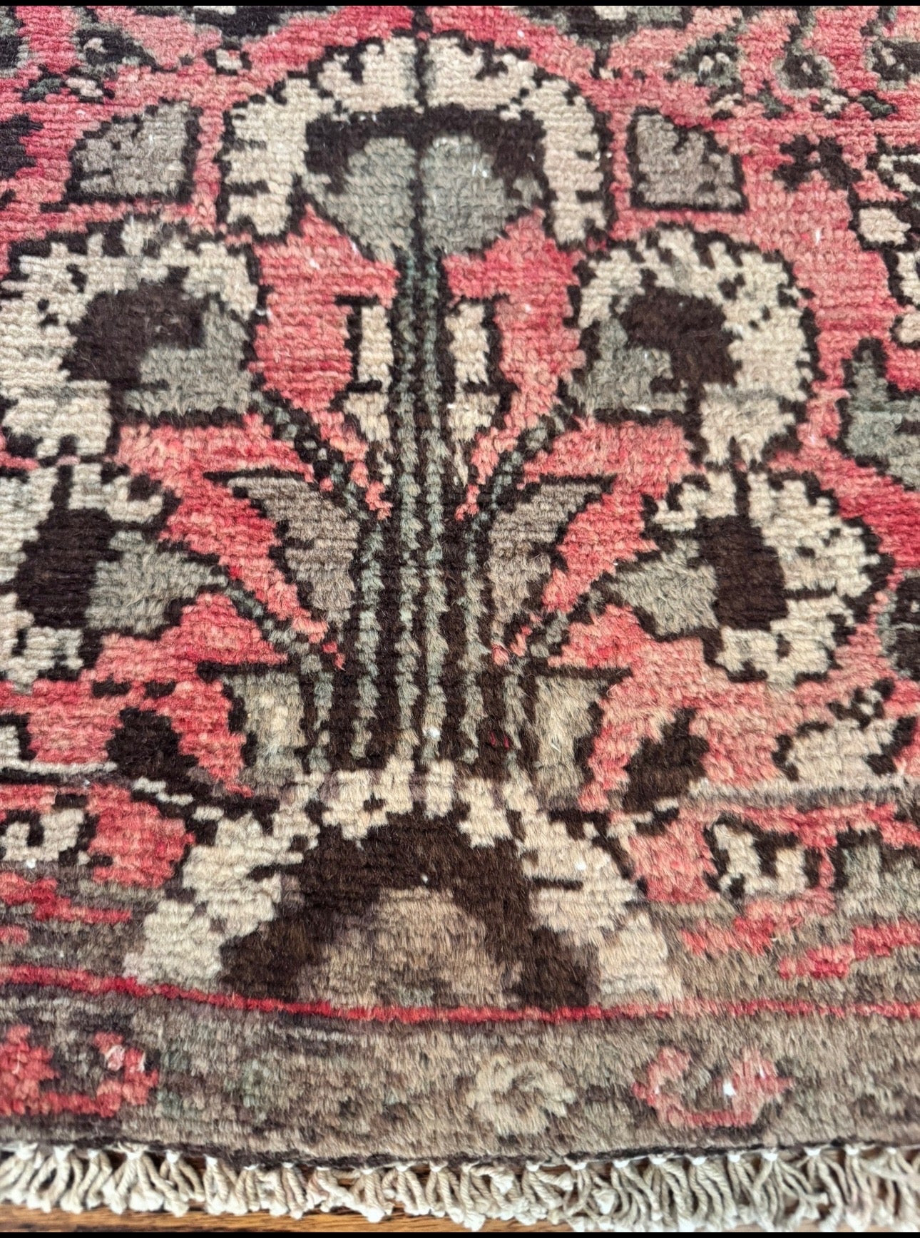 Vintage Anatolian Flora runner 3’ x 9’ 4