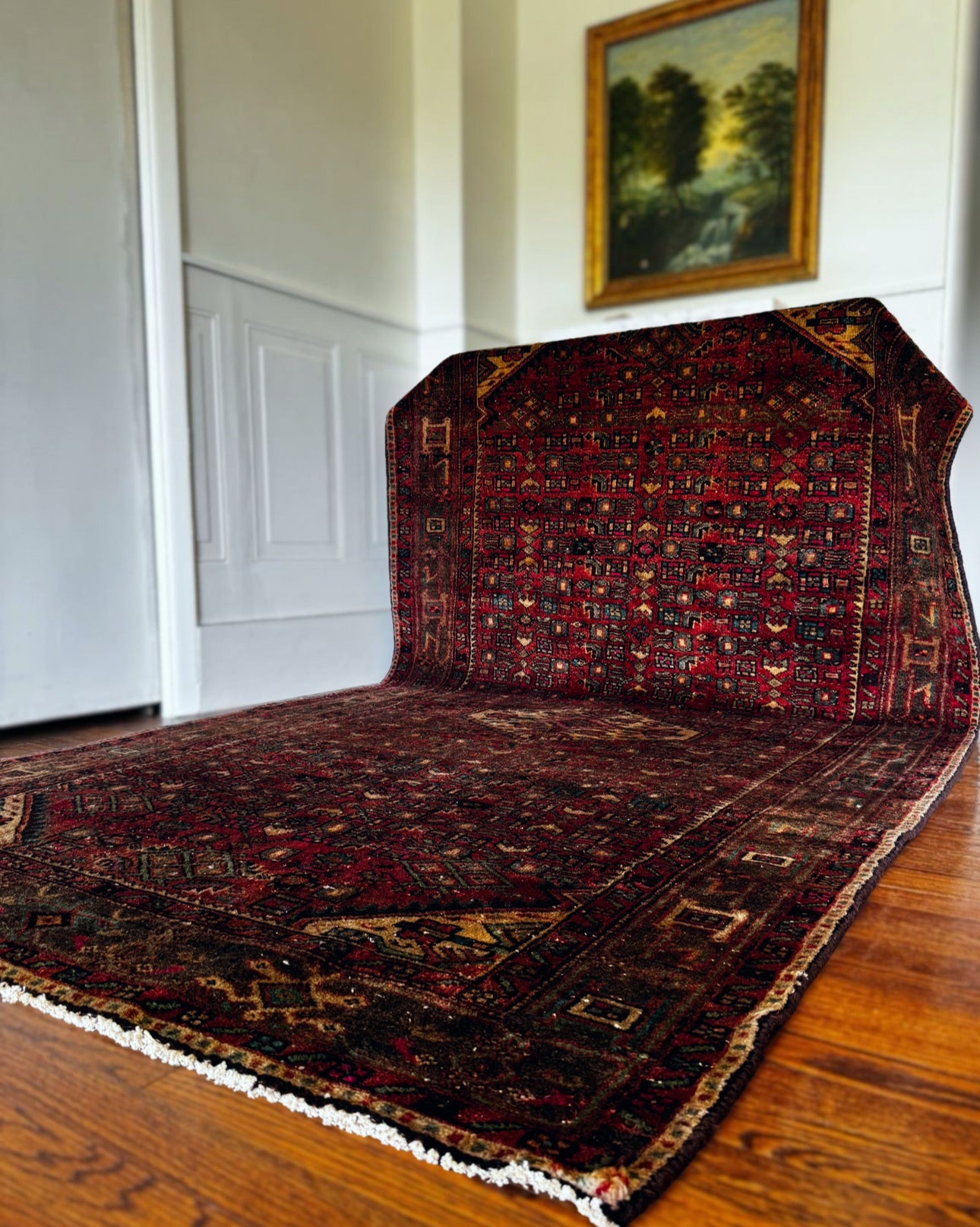 Vintage Hamadan/Malayer Niche Rug 5’ x 9’ 4