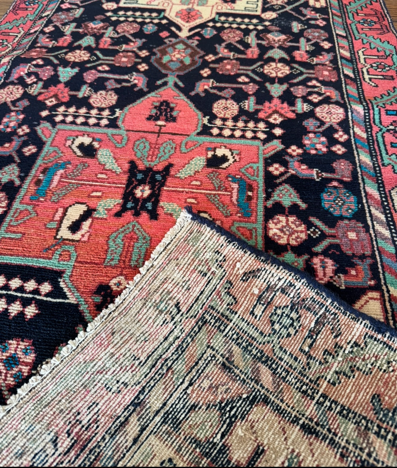 Vintage Karaja Runner | 3’ x 10’4” | Circa 1940s–1960s