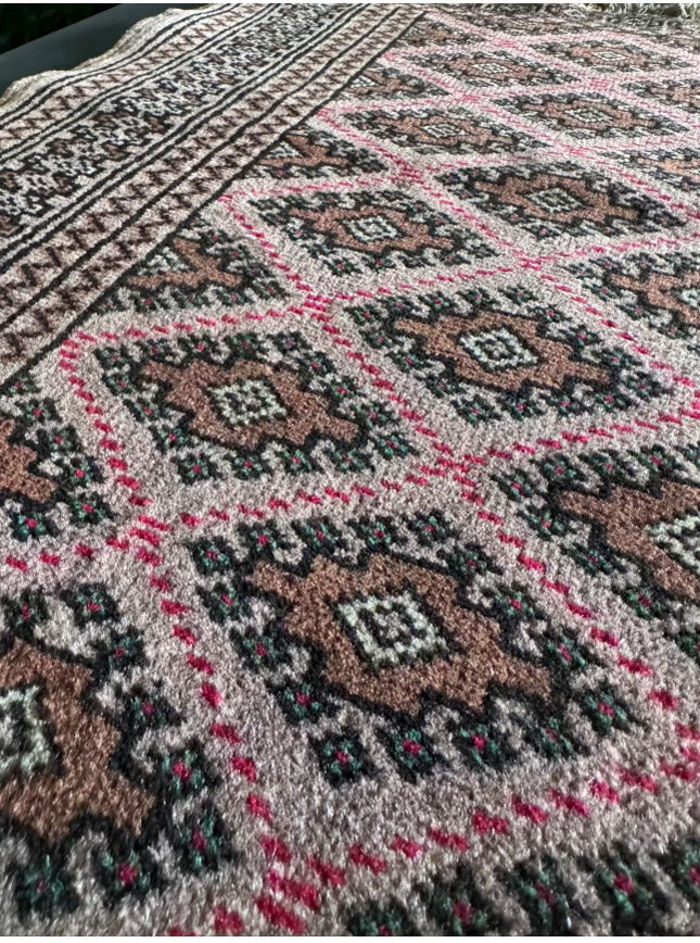 Vintage Anatolian rug 2’ 8” X 3’ 7”