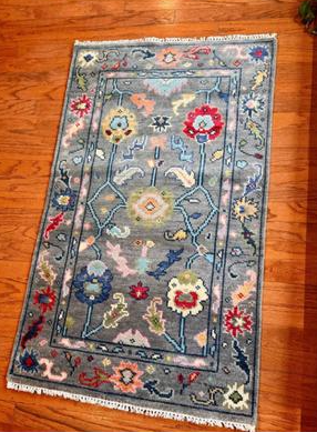 Oushak Handmade Wool Rug (3.1 x 5 ft)
