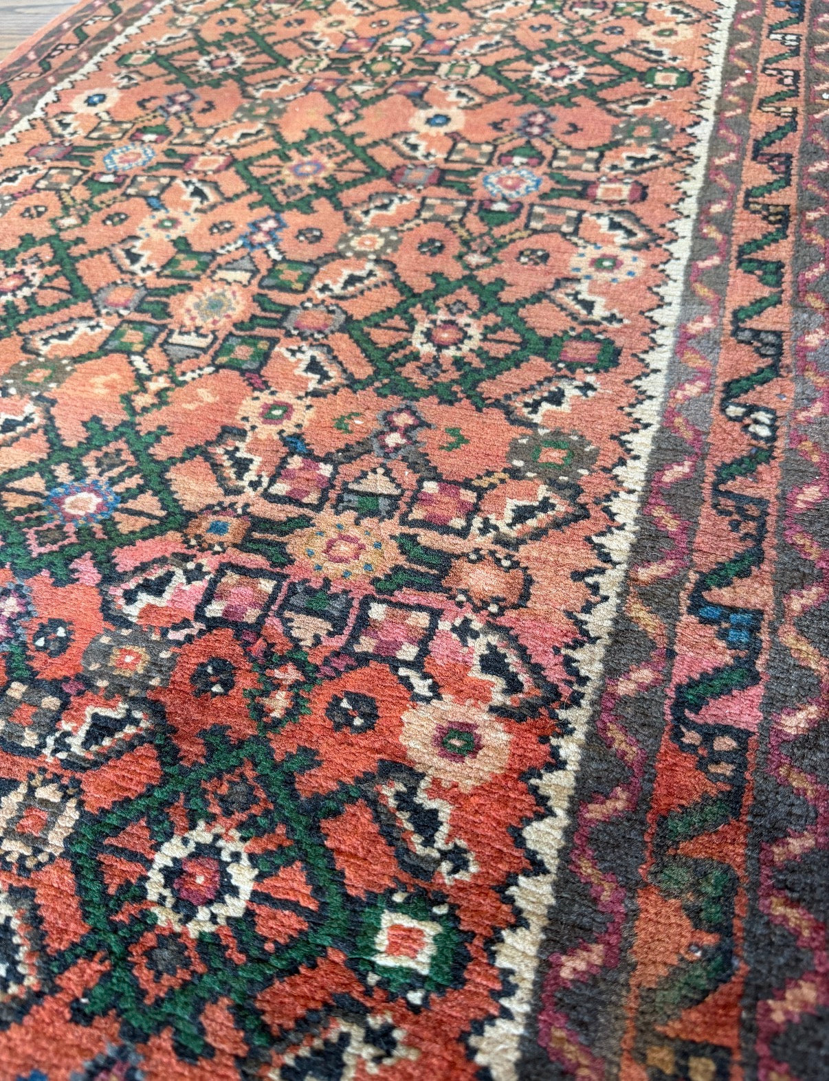 Vintage Worn Love Letter 2’2 x 9’3 Circa 1960s–1970s