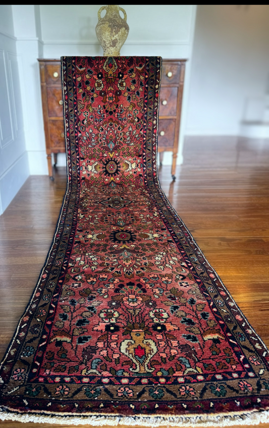 Vintage Anatolian floral  runner 2’8 x 9’4