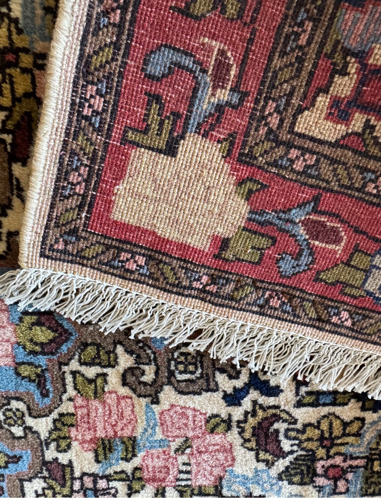 Vintage Persian Kerman Floral Rug – 3’7 x 5’2 Circa 1950-1970