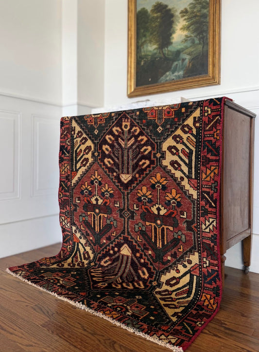 VINTAGE MOUNTAIN ORCHARD 3’5 x 4’5 circa 1945-1955