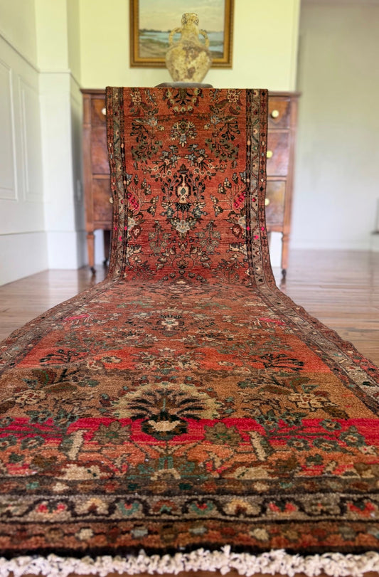 Vintage Melon Blossom Runner 2’7 x 9’2