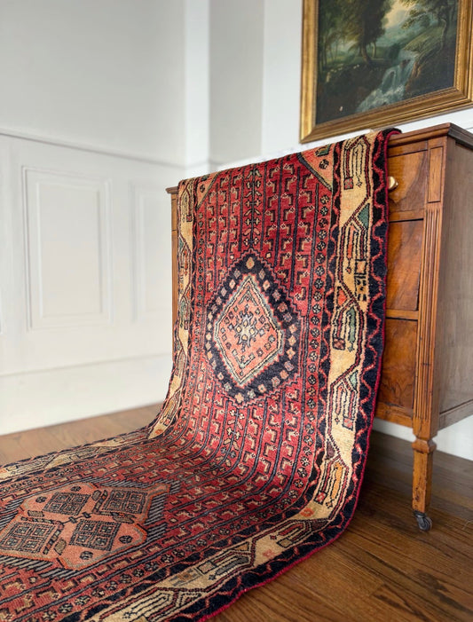 Vintage  Medallion Corridor 2’9 x 10’3 circa 1950-1960