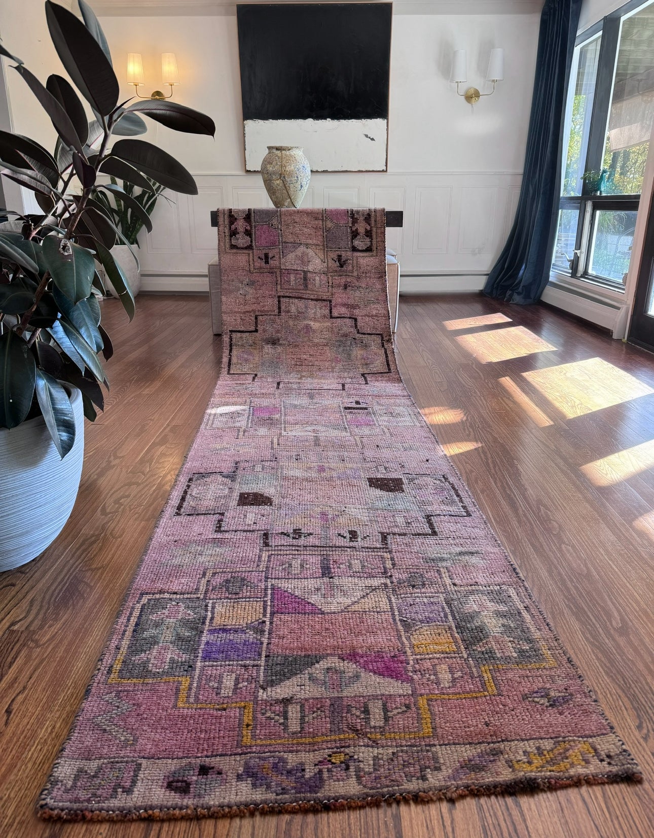 Vintage pastel Anatolian runner
3’ 2 X 12’