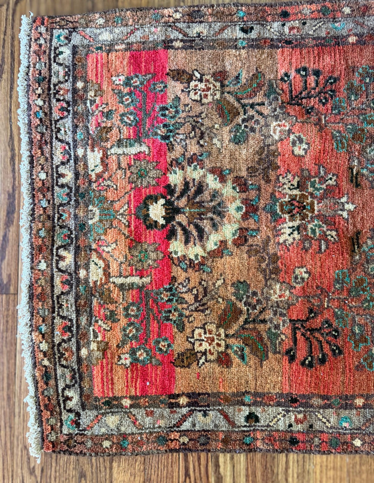 Vintage Melon Blossom Runner 2’7 x 9’2