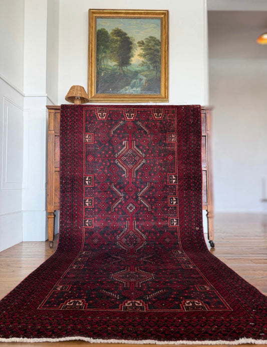 Vintage Blood Moon Corridor 3’ x 6’5 circa 1965-1980