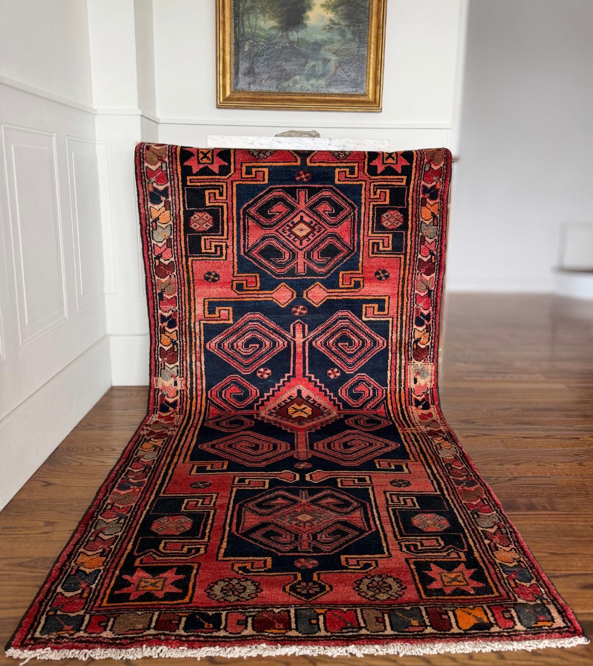 Vintage MIDNIGHT BAZAAR 3’5 x 6’5 circa 1945-1965