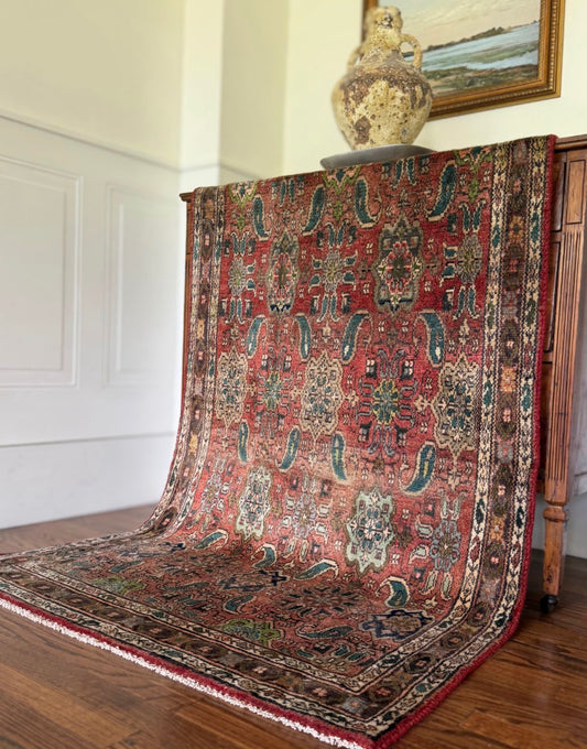 Vintage Merchant’s Garden Rug 3’4 x 5’7 Circa: 1940–1960