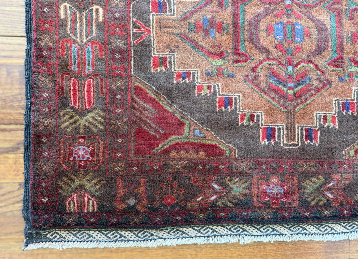 Vintage Shadow Run 3’6 x 6’3 Circa 1930s–1940s