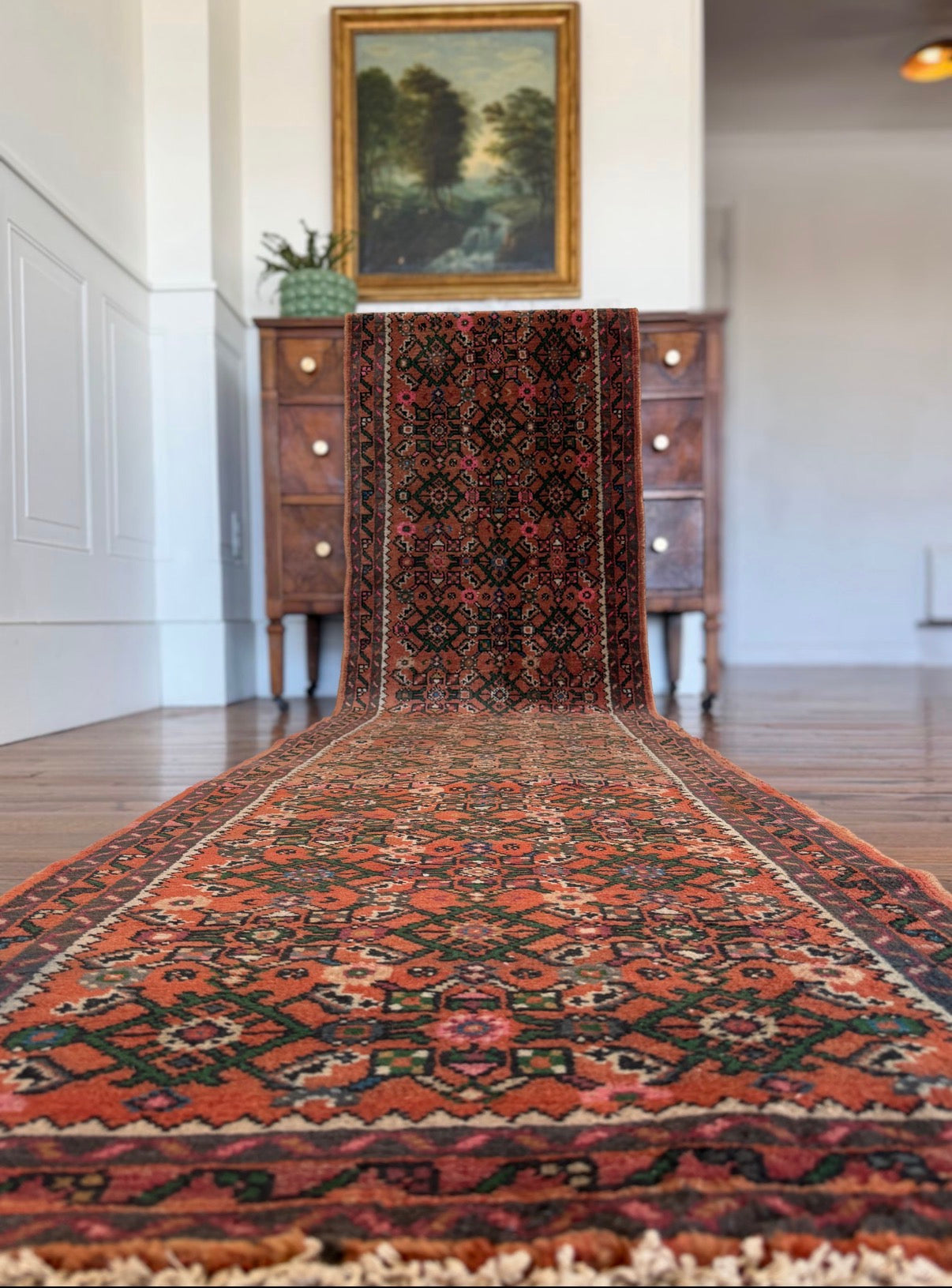 Vintage Worn Love Letter 2’2 x 9’3 Circa 1960s–1970s