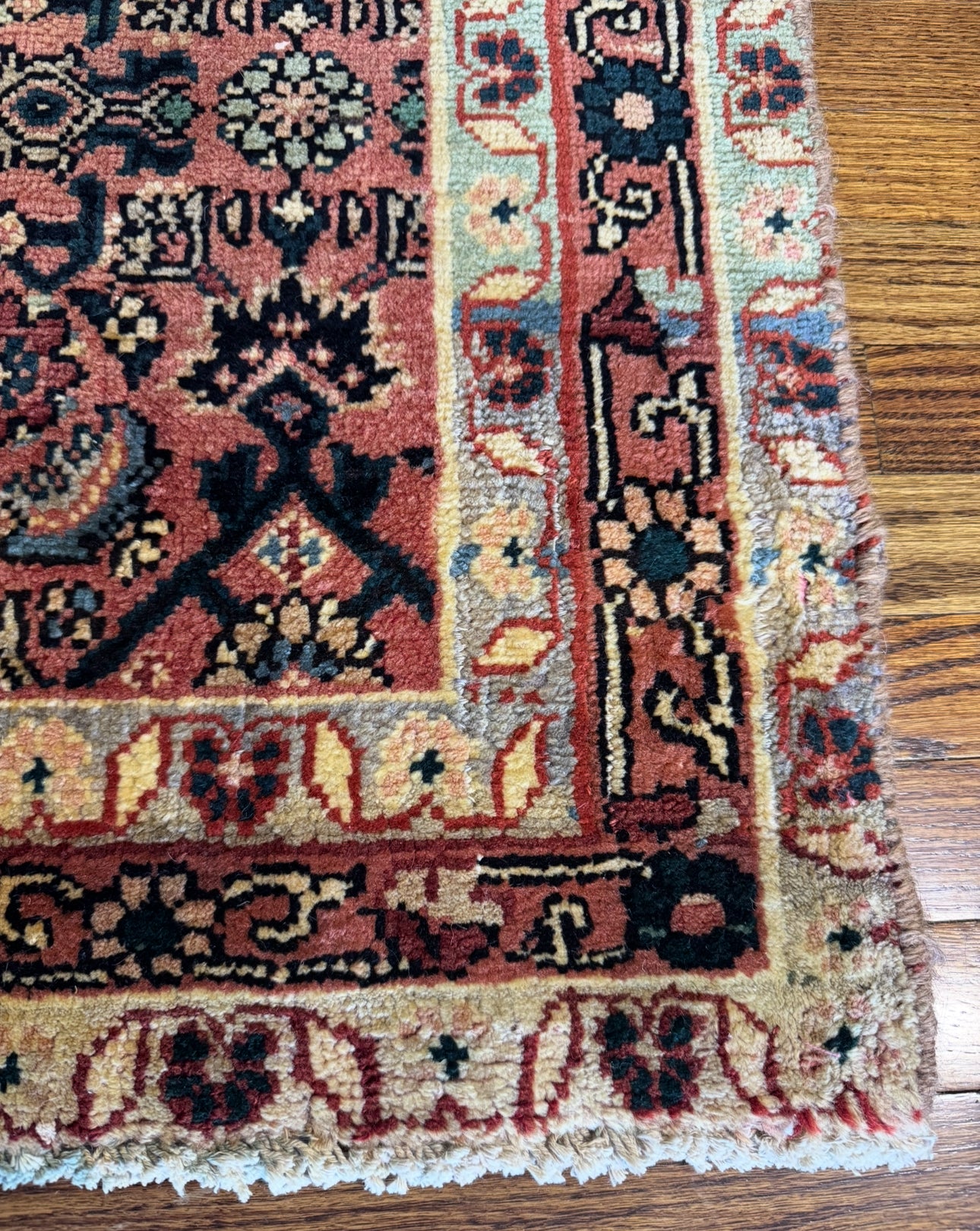 Antique Mauve Malayer Runner | 3’ x 8’4” | Circa 1920s–1940s