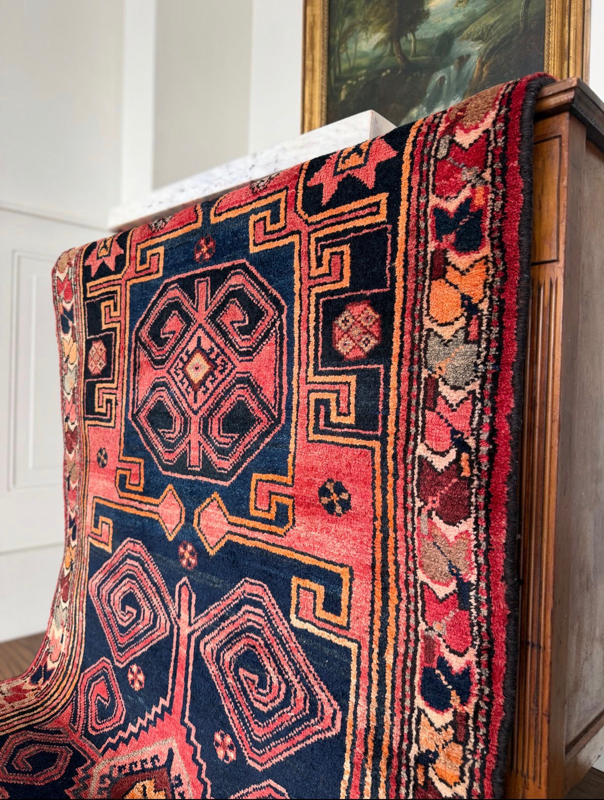 Vintage MIDNIGHT BAZAAR 3’5 x 6’5 circa 1945-1965