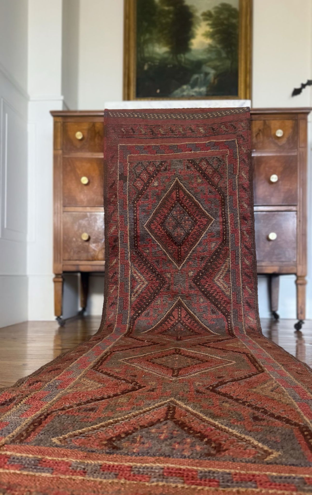 Antique Baluch Camel Hair Runner | 2’ × 7’9” | Circa 1910–1930