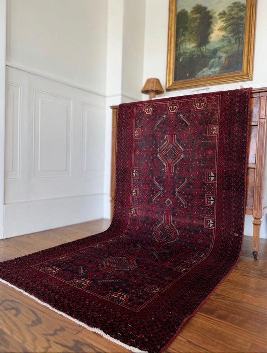 Vintage Blood Moon Corridor 3’ x 6’5 circa 1965-1980